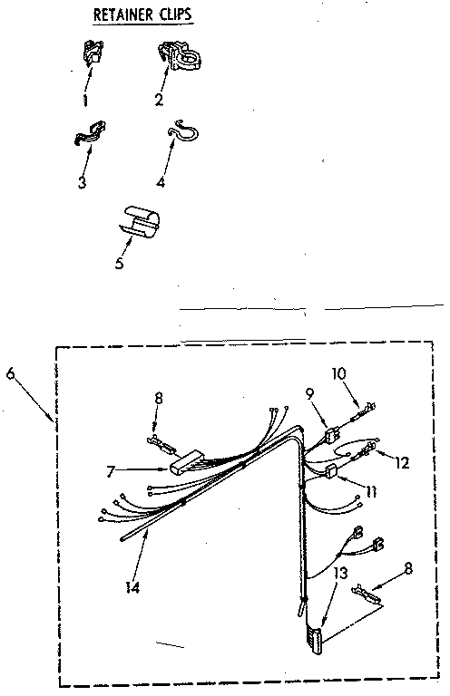 Wiring harness parts