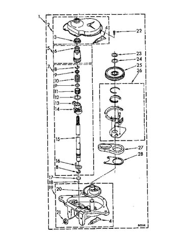 Gearcase parts