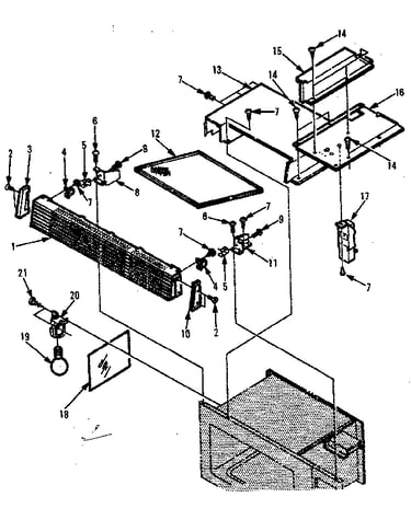 Grill and duct