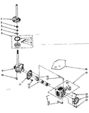 Brake, clutch, gearcase, motor and pump parts