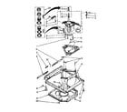 Kenmore 11081362440 machine base parts diagram