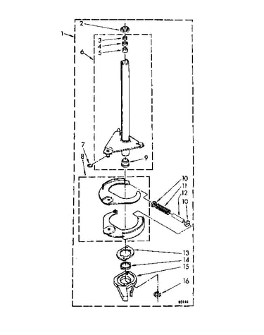 Brake and drive tube