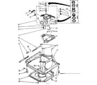 Kenmore 11081350140 machine base parts diagram