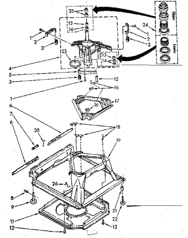 Machine base parts