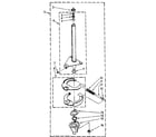 Kenmore 11081350140 brake and drive tube parts diagram