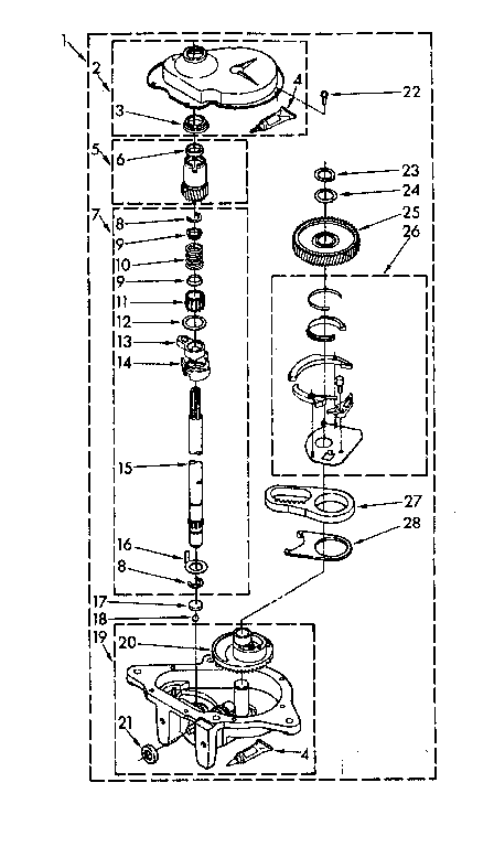Gearcase parts
