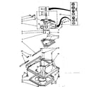 Kenmore 11081321130 machine base parts diagram