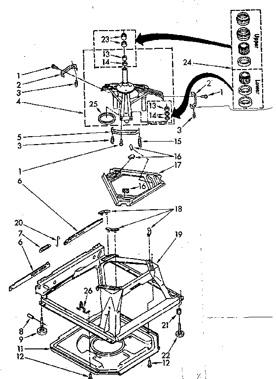 Machine base parts