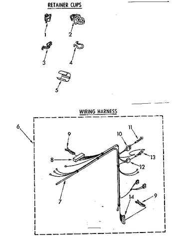 Wiring harness parts