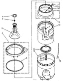 Agitator, basket and tub parts