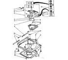 Kenmore 11081361740 machine base parts diagram