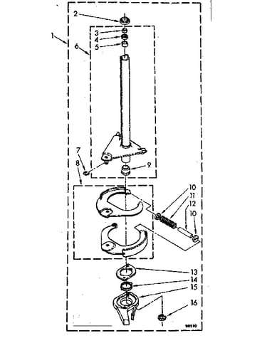 Brake and drive tube parts