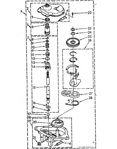 Gearcase parts