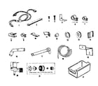 Kenmore 2538628010 ice maker installation parts kit diagram