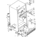 Kenmore 1068730522 cabinet parts diagram