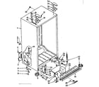 Kenmore 1068556920 cabinet parts diagram