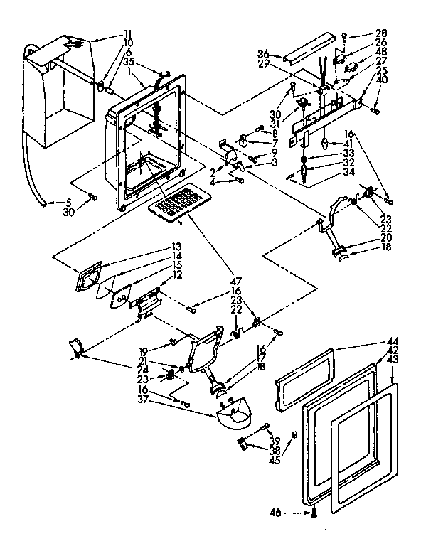 DISPENSER FRONT PARTS