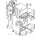 Kenmore 1068656301 cabinet parts diagram