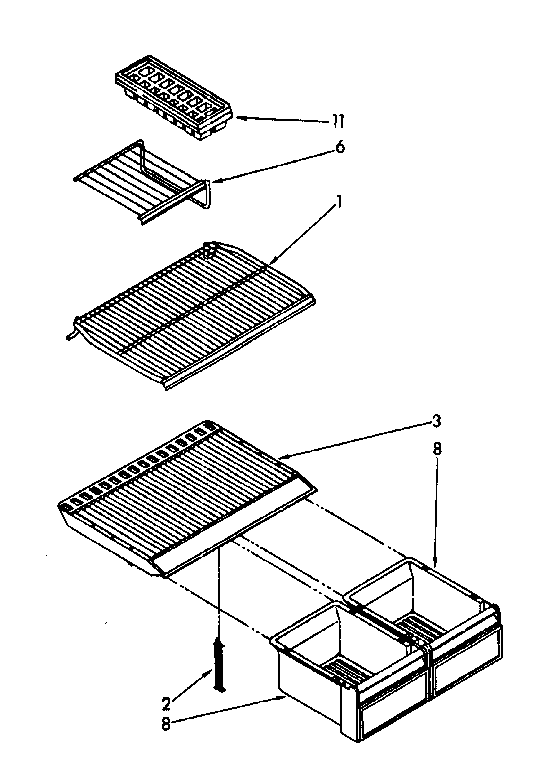 Shelf parts