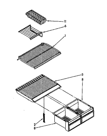 Shelf parts