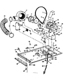 Dryer motor, blower, belt