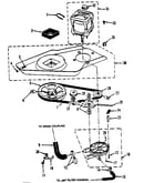Washer drive system, pump