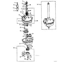 Kenmore 41789395101 transmission, water seal, lower bearing assy. diagram