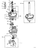 Transmission, water seal, lower bearing assy.