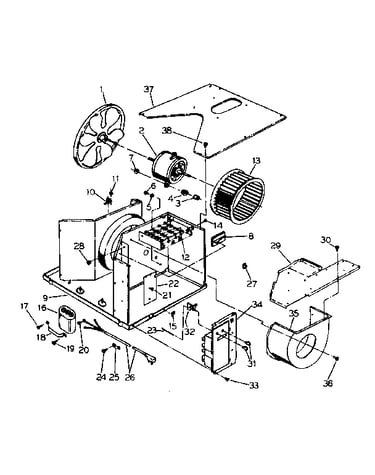 Electrical system and air handling parts