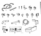 Kenmore 2538357250 ice maker installation parts kit diagram
