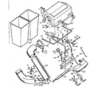 Craftsman 502249370 bin / hood and chute diagram