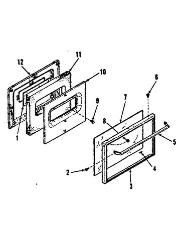 Oven door