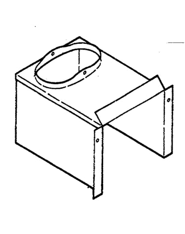 Optional flue collar kit