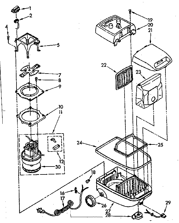 Vacuum cleaner parts