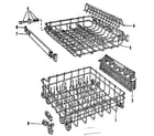 Kenmore 587703303 rack assembly diagram