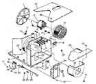 Kenmore 2538721773 electrical system and air handling parts diagram