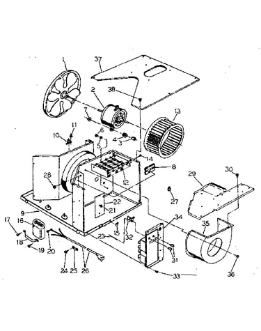 Electrical system and air handling parts