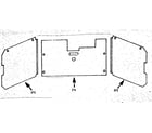 Kenmore 103700133 optional oven liner diagram