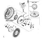 Craftsman 91762807 rewind starter 590332b for gear drive saw engine diagram
