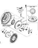 Rewind starter 590332b for gear drive saw engine