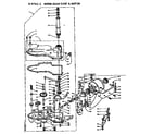 Kenmore 110S-4761-1 worm gear and motor diagram