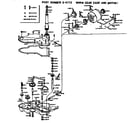 Kenmore 110S-4775 worm gear and motor diagram