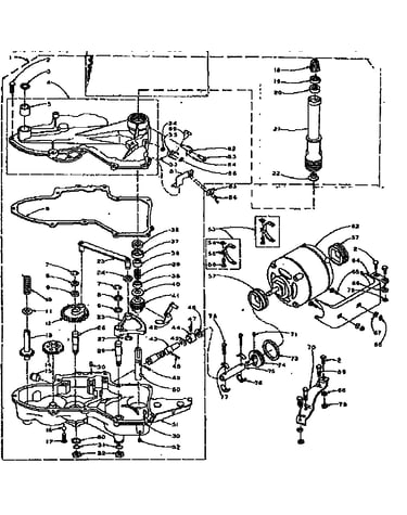 Worm gear and motor