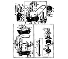 Kenmore 110S-6070 gearcase/transmission diagram