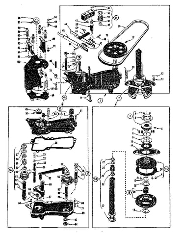 Gearcase and brake