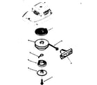 Craftsman 200681011 rewind starter & housing assembly no. 590614 diagram