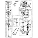 Kenmore 1106405950 gearcase and brake diagram