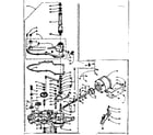 Kenmore 1106102501 worm gear case and motor assembly diagram