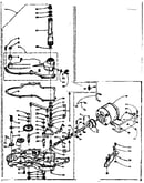 Worm gear case and motor assembly