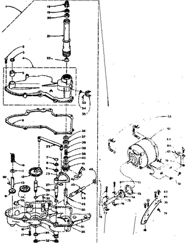 Worm gear and motor